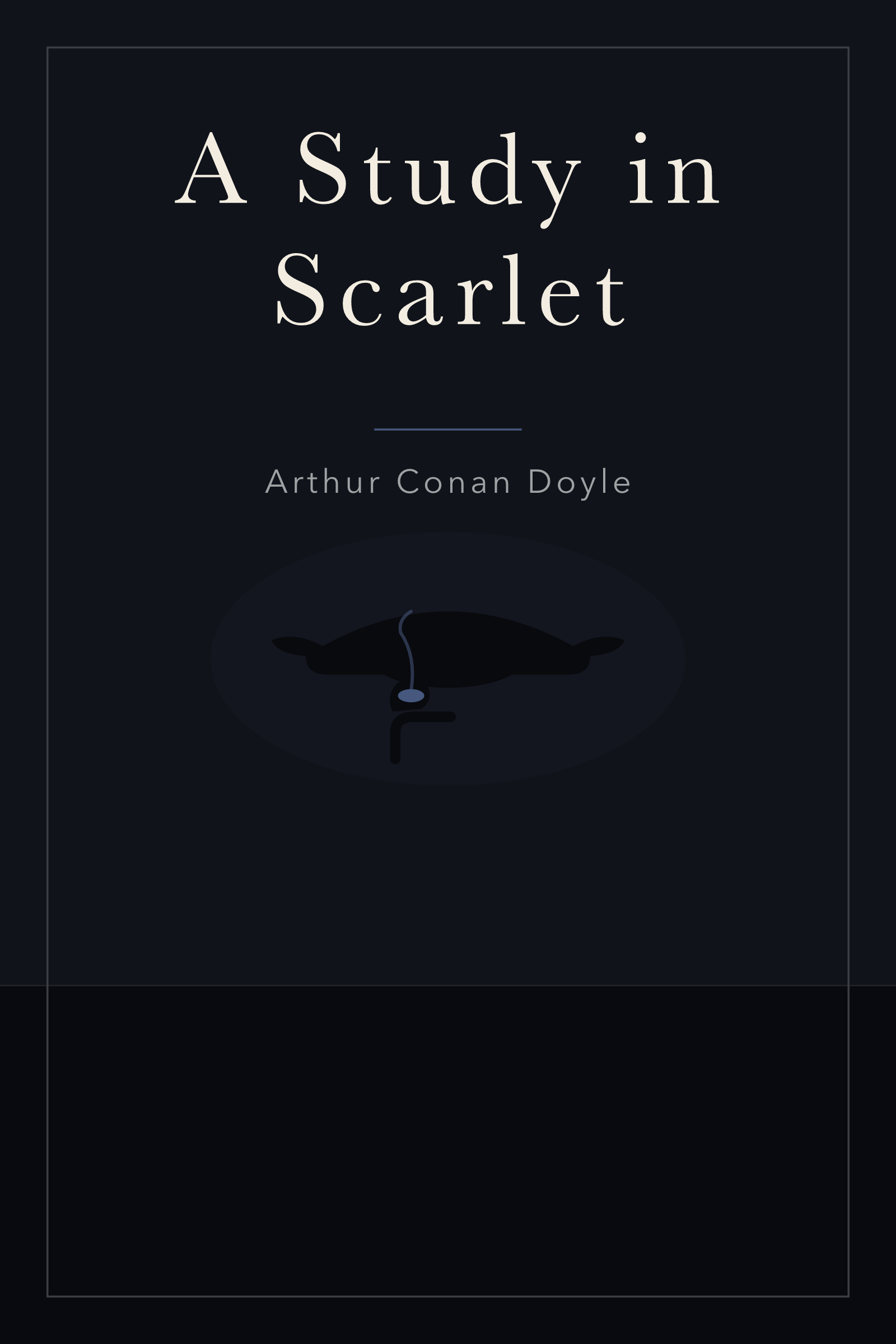 A Study in Scarlet — cover