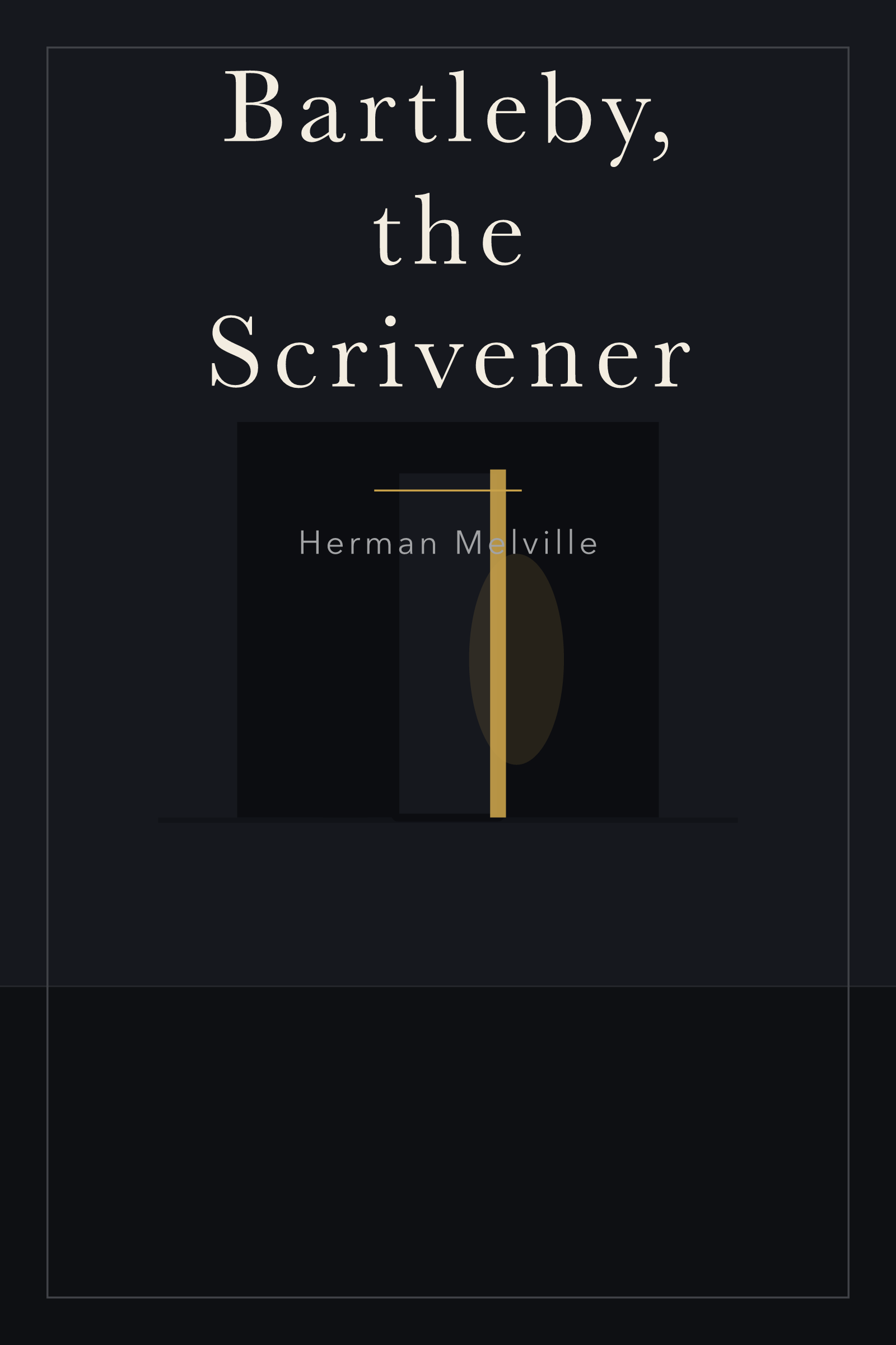Bartleby, the Scrivener — cover