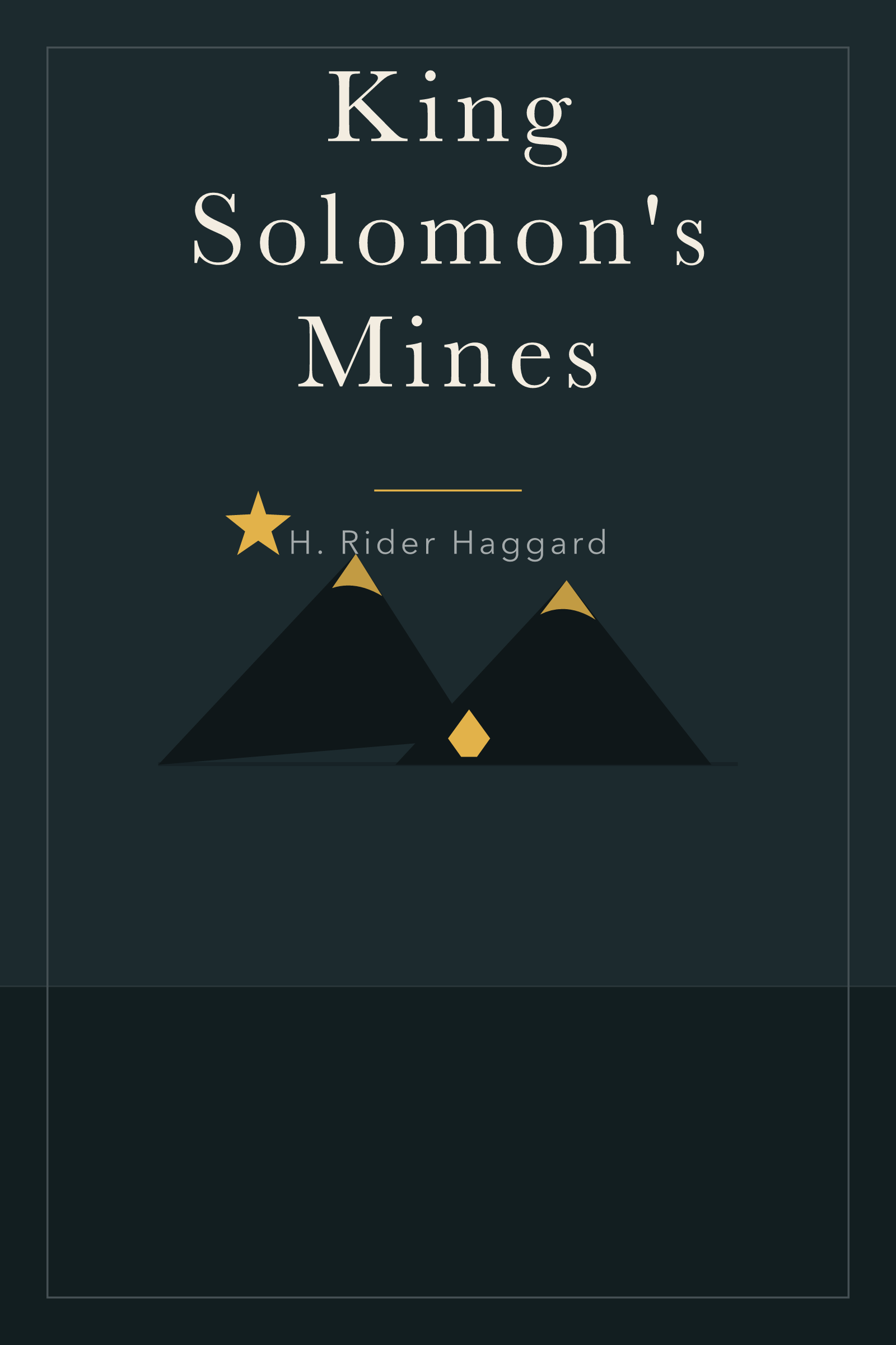 King Solomon's Mines — cover