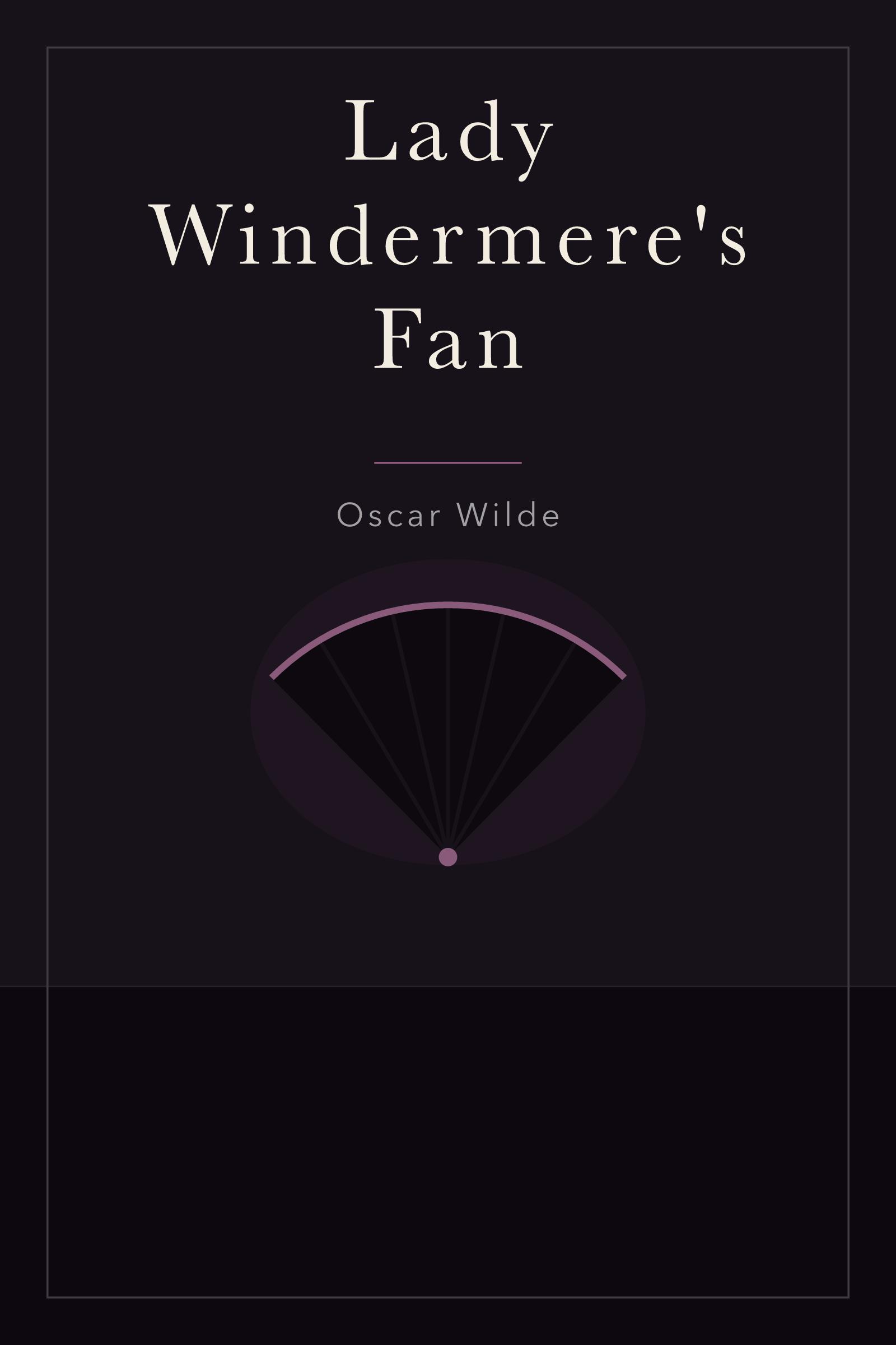 Lady Windermere's Fan — cover