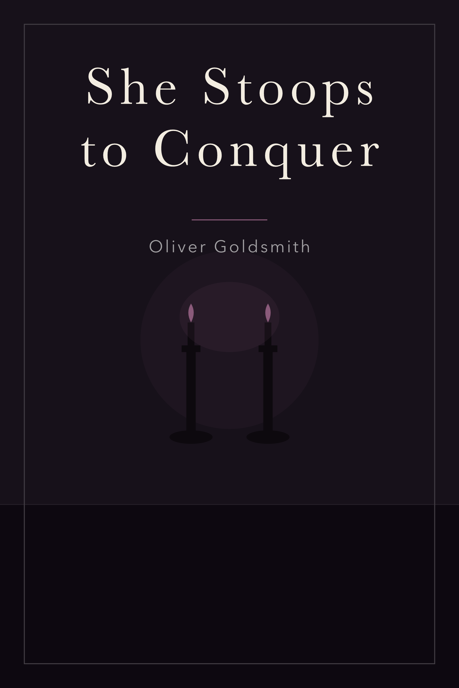 She Stoops to Conquer — cover