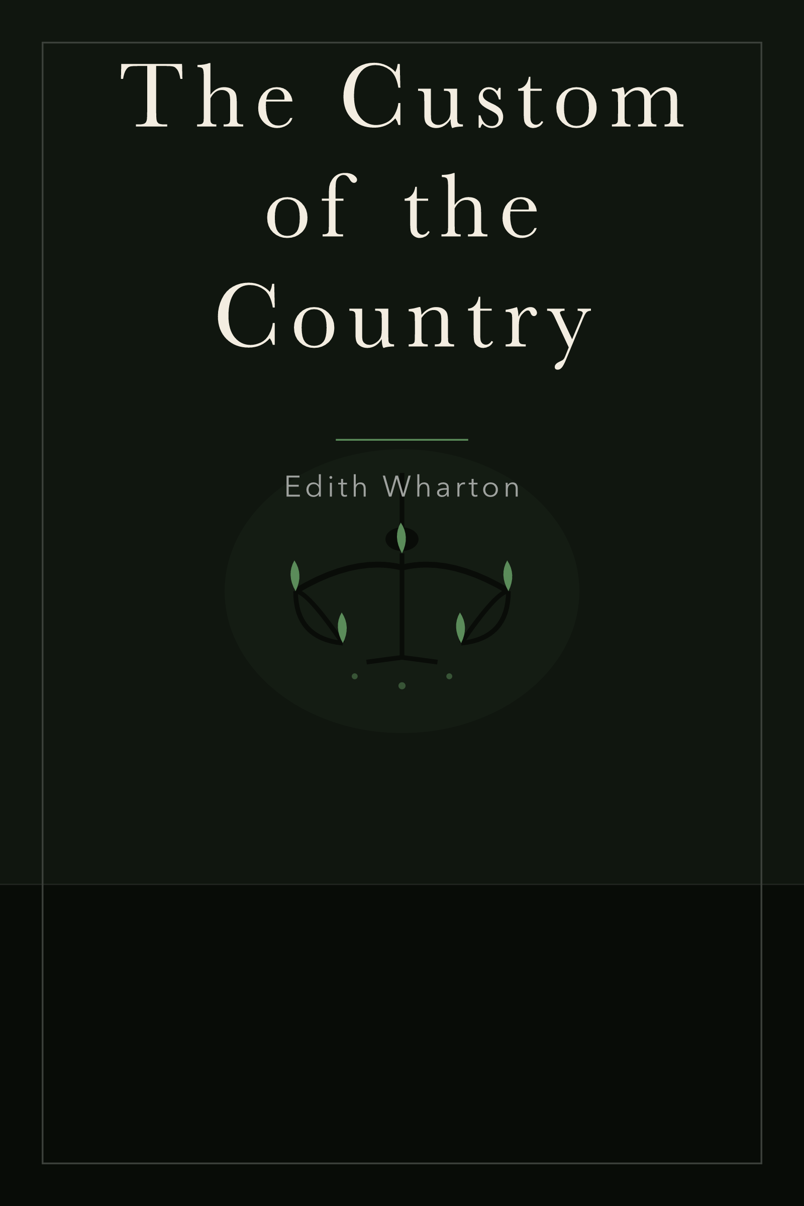 The Custom of the Country — cover