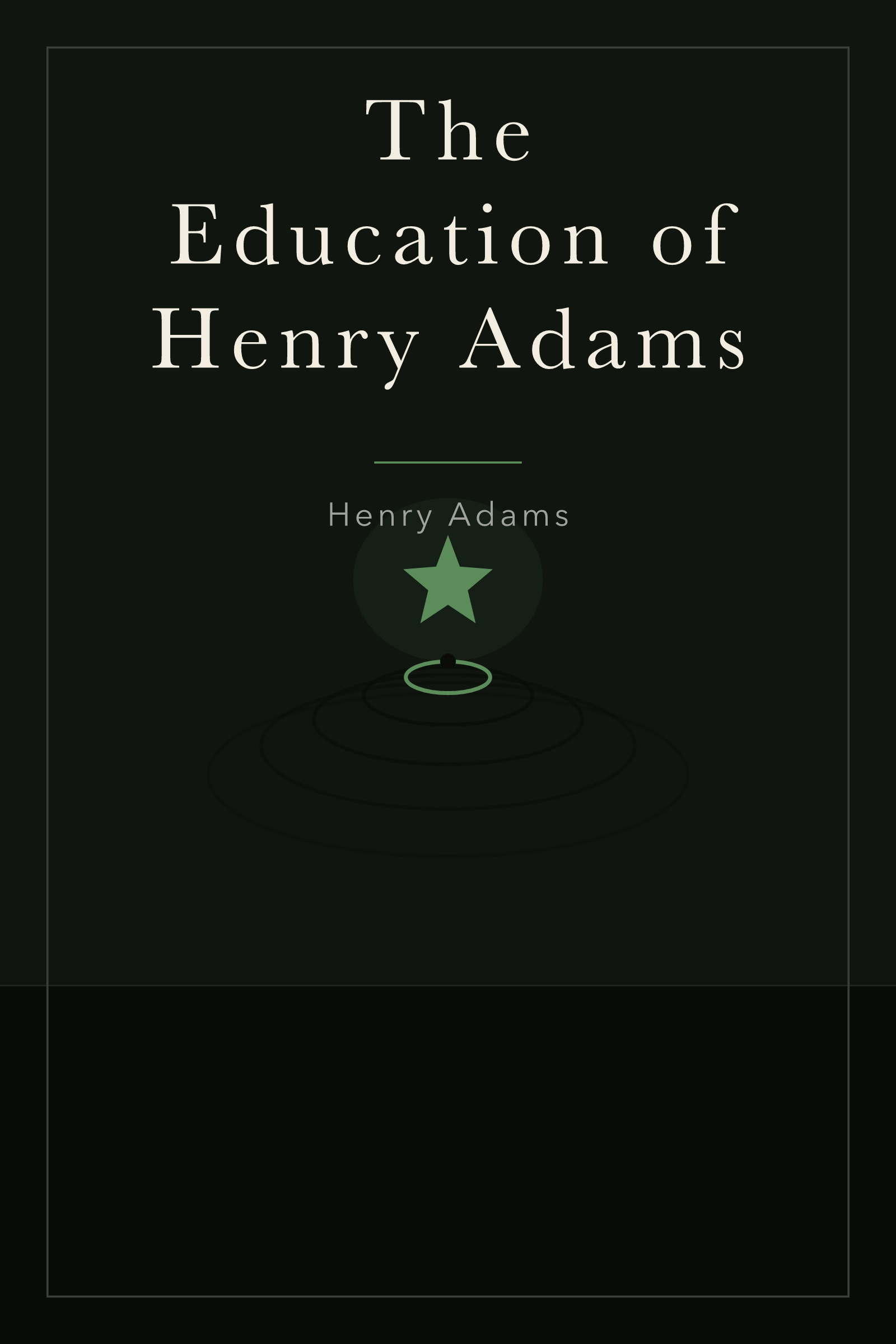 The Education of Henry Adams — cover