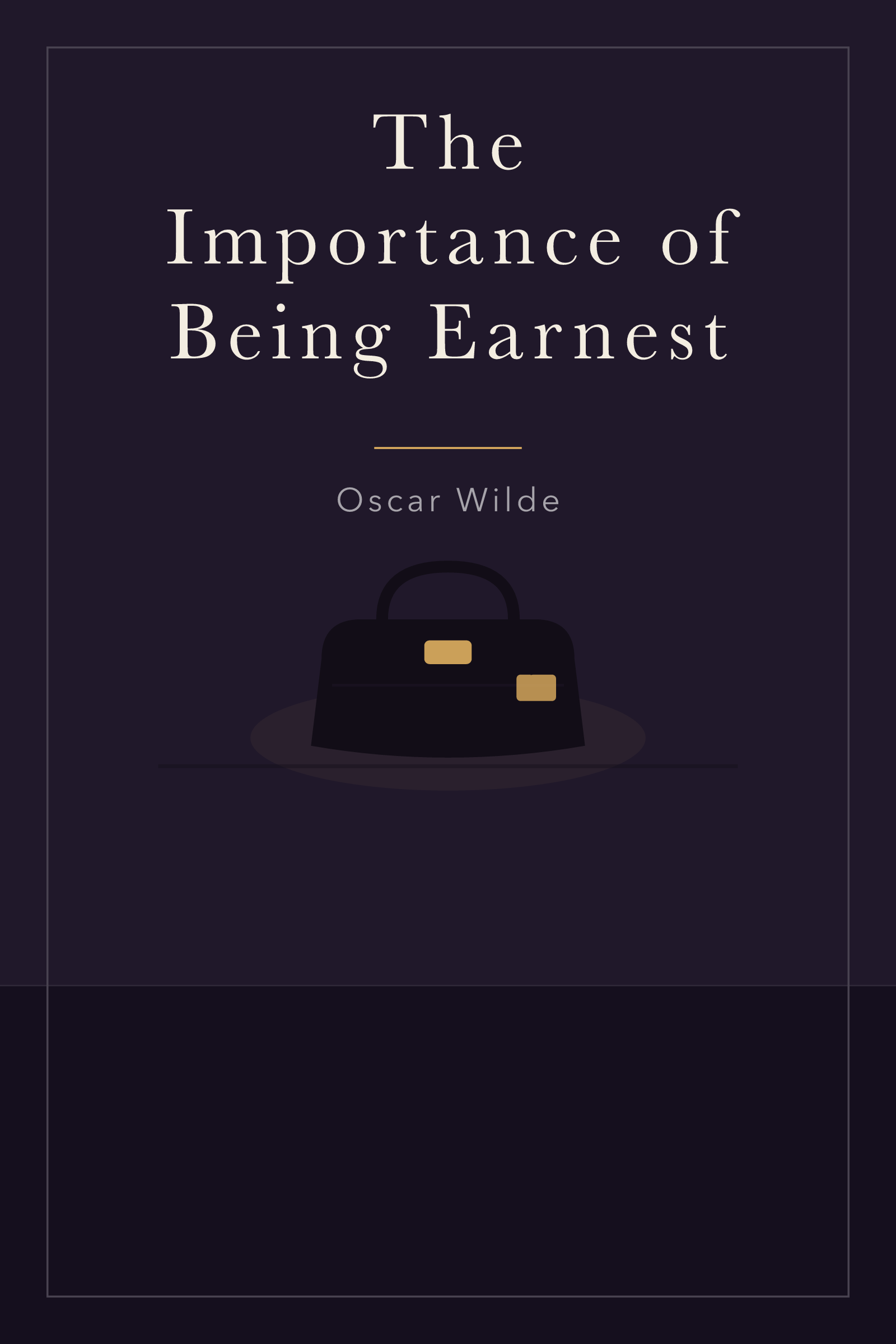 The Importance of Being Earnest — cover