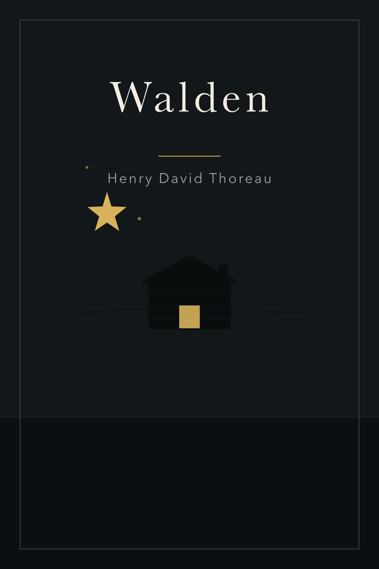 Walden — cover